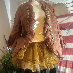 8 piece Steampunk Halloween costume.